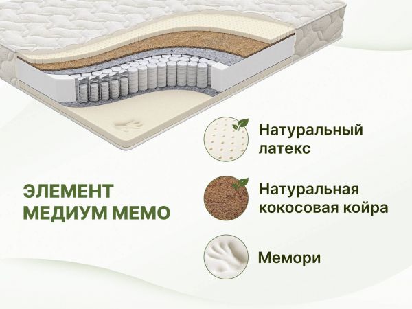 Матрас Dimax Элемент Медиум Мемо (Элемент&nbsp;Медиум&nbsp;Мемо)